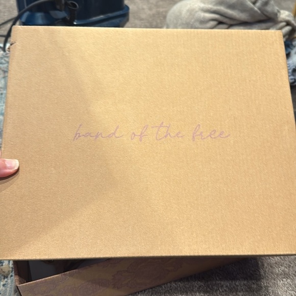 NEW BAND OF THE FREE Rita Crystal Western Booties Natural size 9 - Picture 2 of 6